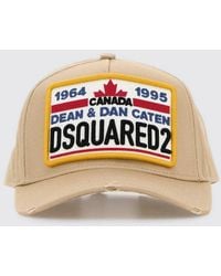 DSquared² - Cotton Twill Hat With Logo Patch - Lyst