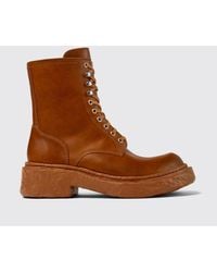 CAMPERLAB - Vamonos Leather Ankle Boots - Lyst