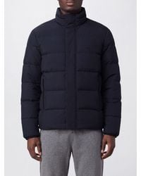 Emporio Armani - Quilted Nylon Puffer Jacket With Eagle Logo - Lyst