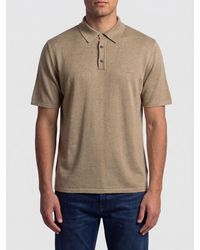 Roberto Collina - Linen Polo Shirt - Lyst