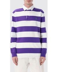 Polo Ralph Lauren - Striped Cotton Polo Shirt - Lyst