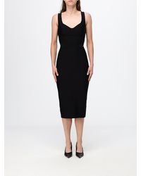Elisabetta Franchi - Midi Sheath Dress - Lyst