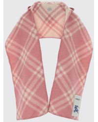 Burberry - Check Wool Hooded Scarf - Lyst