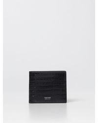 Tom Ford - Wallet In Croco Print Leather - Lyst