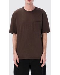 Lemaire - Cotton And Linen T-Shirt - Lyst