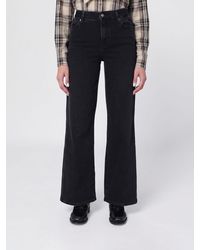 FRAME - Flared Cotton Jeans - Lyst