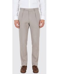 Santaniello - Wool And Cashmere Tailored Trousers - Lyst