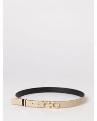 Ferragamo - Gancini Reversible Grained Leather Belt - Lyst