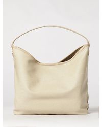 Borbonese - Polka Dot Recycled Nylon Hobo Bag With Magnetic Closure - Lyst