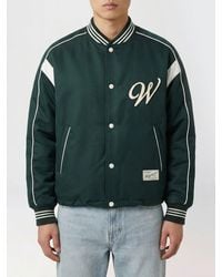 WOOYOUNGMI - Polyester Bomber Jacket With Logo - Lyst