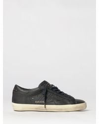 Golden Goose - Super-Star Cow Leather Sneakers With Distressed Finish - Lyst
