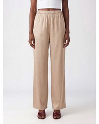 Loulou de Saison - Pure Silk Palazzo Trousers With Elasticated Waist - Lyst