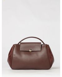 Coccinelle - Pansy Suede And Leather Handbag With Removable Shoulder Strap - Lyst