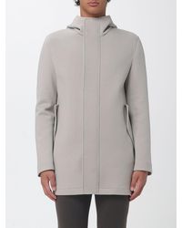 Manuel Ritz - Knee-Length Single-Breasted Hooded Coat With Concealed Fastening - Lyst