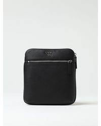 Emporio Armani - Saffiano Regenerated Leather Bag - Lyst