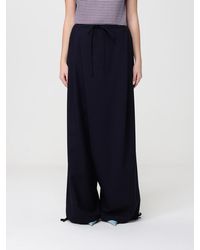 Marni - Wool Wide-Leg Trousers - Lyst