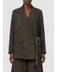 Uma Wang - Cupro Blazer - Lyst