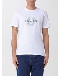 Belstaff - Surface Crew Neck T-Shirt With Logo - Lyst