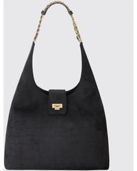 Elisabetta Franchi - Crocodile-Effect Tote Bag - Lyst