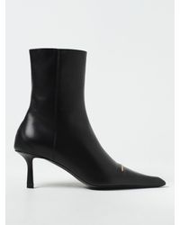 Alexander Wang - Stivaletto in pelle a grana naturale - Lyst