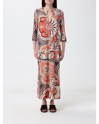 Maliparmi - Hippie Lotus Printed Tunic Dress - Lyst