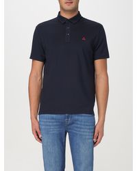 Peuterey - Polohemd Aus Baumwollmischung Mit Logo - Lyst