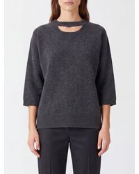 FEDERICA TOSI - Cut-Out Wool And Cashmere Blend Crewneck Jumper - Lyst