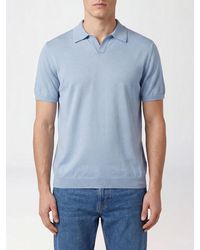 People Of Shibuya - Wool Knit Polo Shirt - Lyst