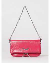 Zadig & Voltaire - Zadig &Amp Voltaire Rock Nano Vintage Effect Leather Pouch By - Lyst