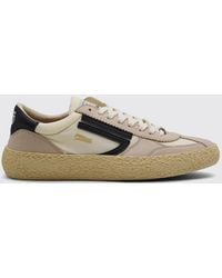 PURAAI - 1.01 Vintage Vegan Leather Sneakers With Applied Logo - Lyst