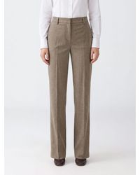 PT Torino - High-Waisted Straight Trousers - Lyst