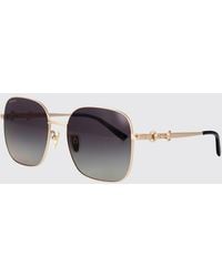Gucci - Cat-Eye Metal Sunglasses With Horsebit Detail On The Temples - Lyst