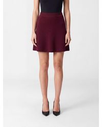 Lisa Yang - High-Waisted Flared Mini Skirt - Lyst