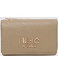 Liu Jo - Grained Faux Leather Wallet - Lyst