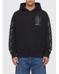 Off-White c/o Virgil Abloh - Cotton Sweatshirt With Arrow - Lyst