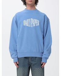 Daily Paper - Cotton Crewneck Sweatshirt With Logo - Lyst