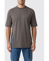 Rick Owens - Cut-Out Cotton T-Shirt - Lyst
