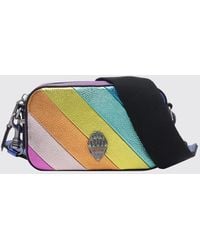 Kurt Geiger - Kensington Multicolour Striped Leather Mini Camera Bag - Lyst