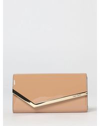 Jimmy Choo - Emmie Patent Leather Clutch - Lyst