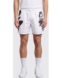 Philipp Plein - Stretch Technical Fabric Jogging Shorts - Lyst