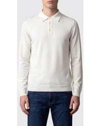 Roberto Collina - 3-Button Merino Wool Knit Polo Shirt - Lyst
