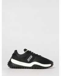 Versace Jeans Couture - Leather And Nylon Sneakers - Lyst