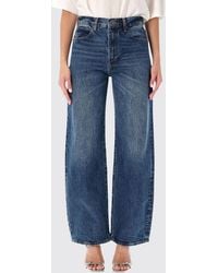 FRAME - The Bow High-Waisted Wide-Leg Jeans - Lyst