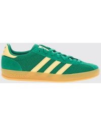 adidas Originals - Gazelle Indoor Mesh And Suede Sneakers - Lyst