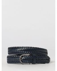 BOSS - Woven Leather Belt - Lyst