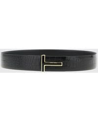 Tom Ford - Reversible Leather Belt - Lyst
