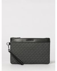 Michael Kors - Brooklyn All Over Monogram Coated Cotton Pouch - Lyst