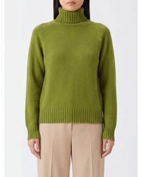 Drumohr - Lambswool Turtleneck Jumper With Dropped Shoulders - Lyst
