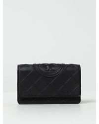 Tory Burch - Fleming Wallet Bag In Quilted Nappa - Lyst