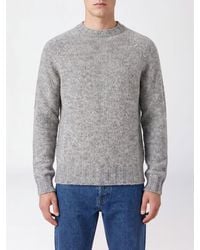 Ballantyne - Abstract-Pattern Wool And Alpaca-Blend Crewneck Jumper - Lyst
